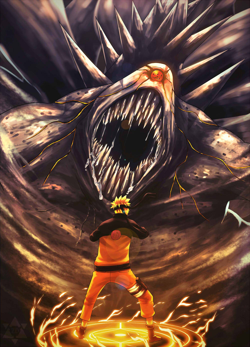 Juubi The Ten Tailed Beast Resurrection 14 Fan Arts | Your ...