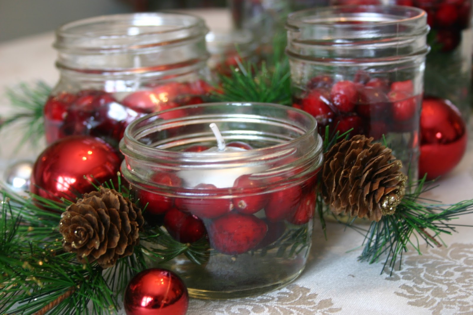 Twins in the Cities Cranberry Mason Jars