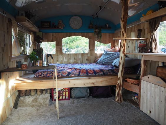 Moon to Moon: Tiny House: A Converted Bus.....