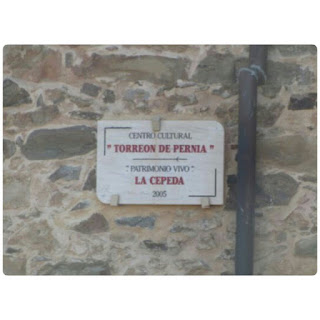 Detalle en la fachada del Torreón de Pernía, en león. Castilla y León. 