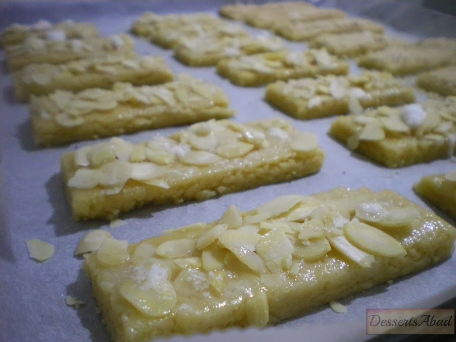 Mandelschnitten ( Preparadas para hornear)