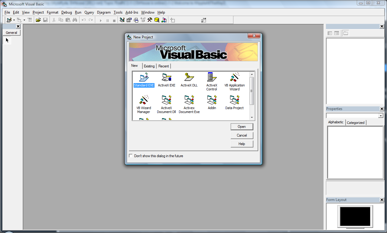6 Komponen Dasar Visual Basic 6