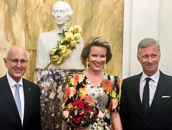 Queen Mathilde and King Philippe of Belgium attended the first session of the finals of the Queen Elisabeth Cello Competition 2017