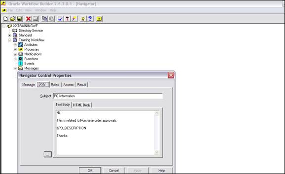 Oracle Applications: Oracle Workflow Training Manual