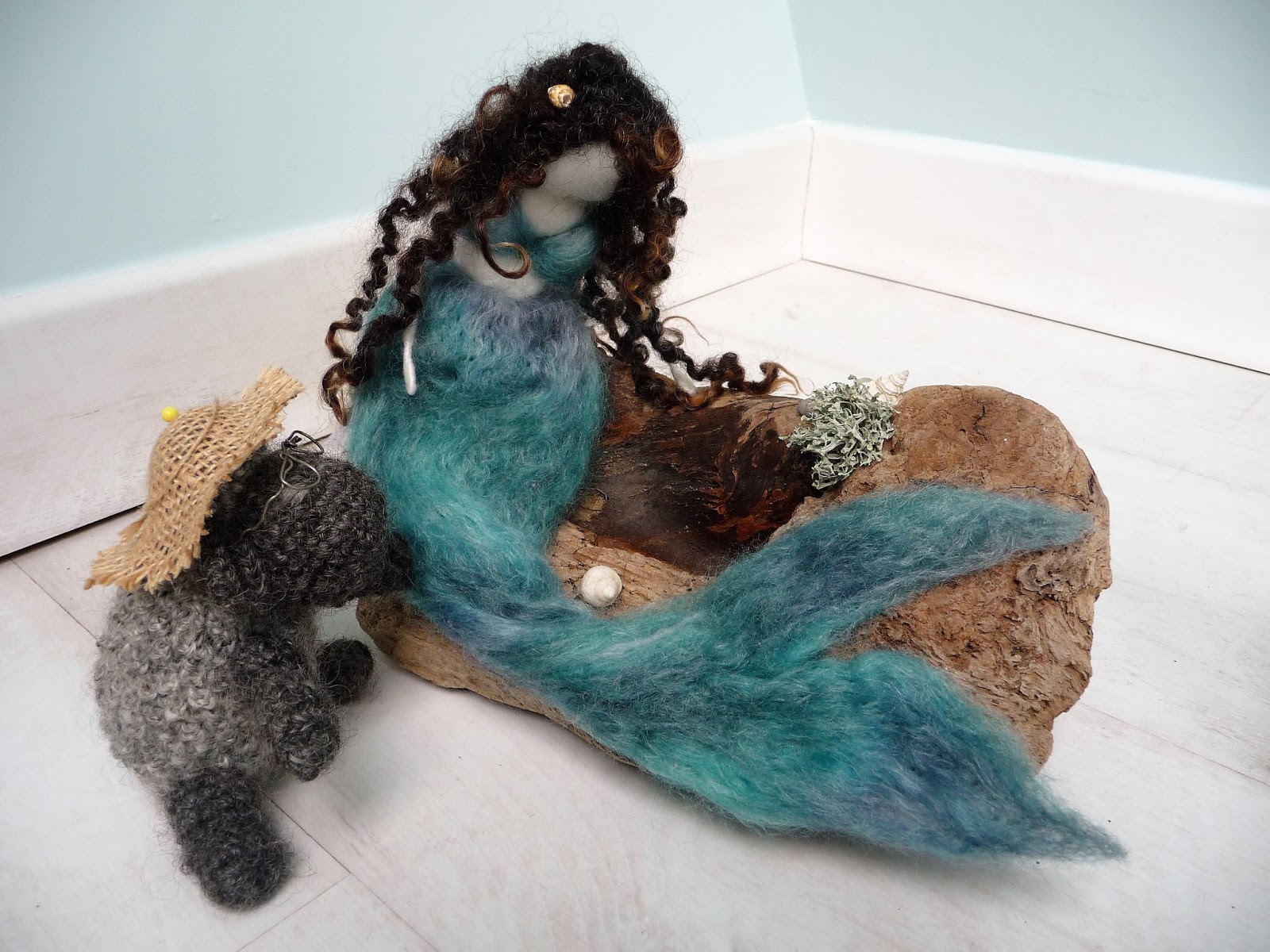 Wool - Tribulations of Hand Spinning and Herbal Dyeing: Needlefelting ...
