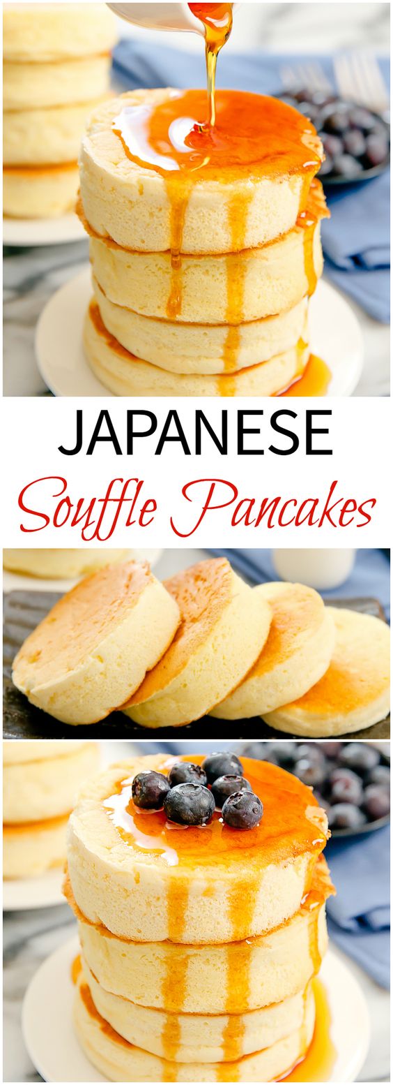 JAPANESE SOUFFLE PANCAKES Recipes Note