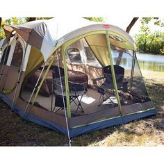 Tour my Coleman WeatherMaster 6 tent YouTube