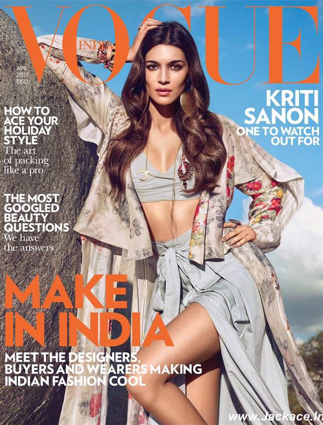 Kriti Sanon Looks Smoldering Hot On The Cover Of Vogue Magazine