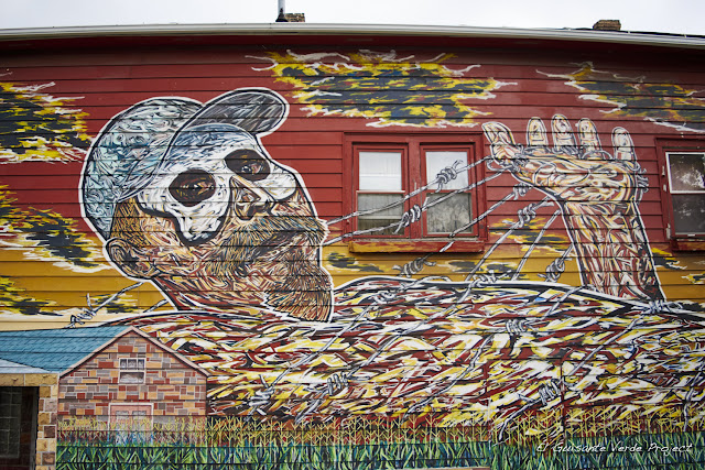 Barrios de Chicago, graffitis por El Guisante Verde Project