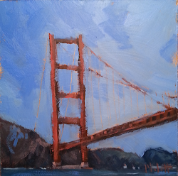 gate golden bridge paintings francisco san heidi oil malott painting heidimalott