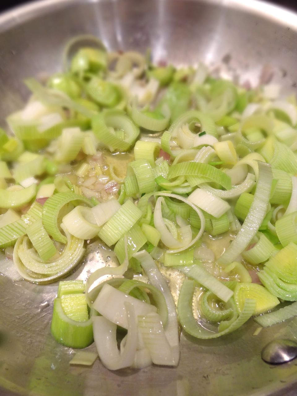 Scrumpdillyicious Grilled Swordfish with Leek, Shiitake & Fava Succotash