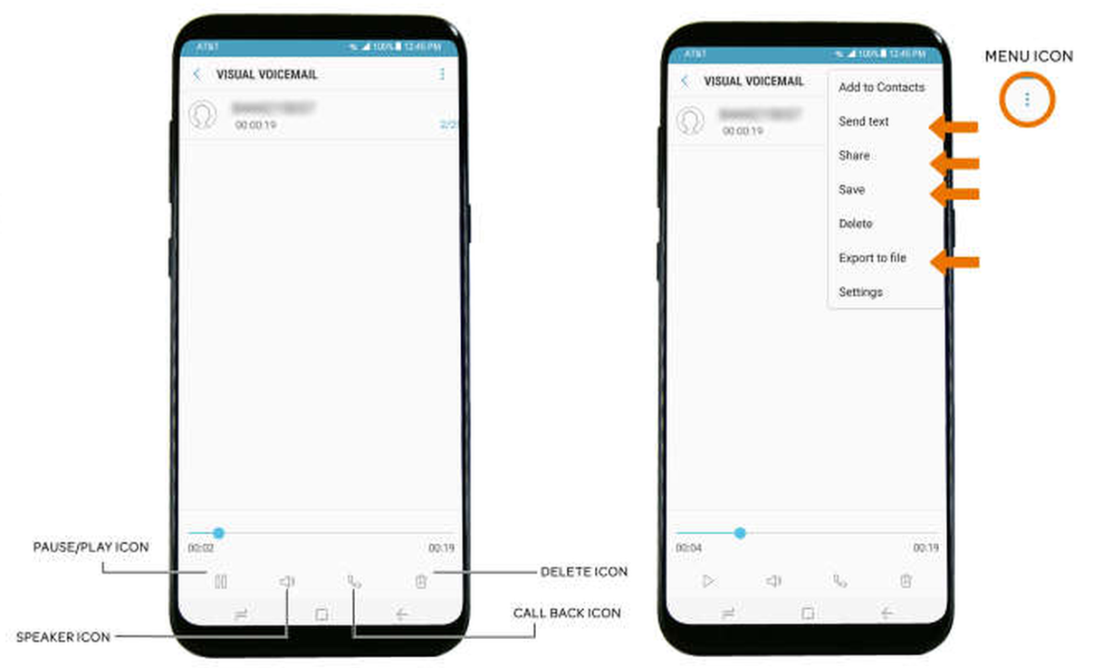 voicemail s8 galaxy samsung tutorial listen messages phone