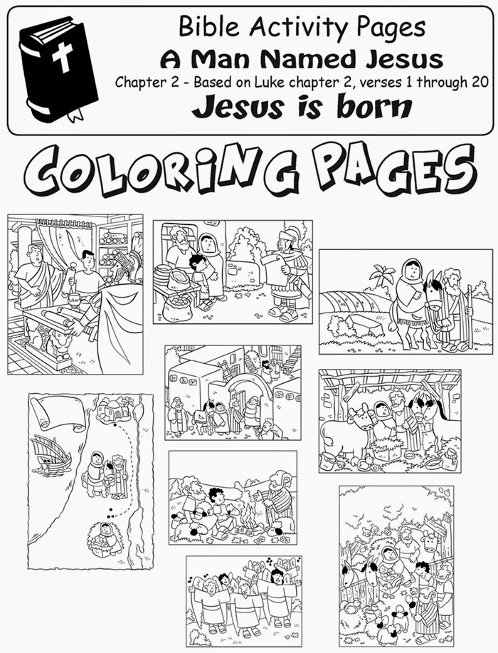 My Little House: A Man Named Jesus - Christmas comic and activity pages