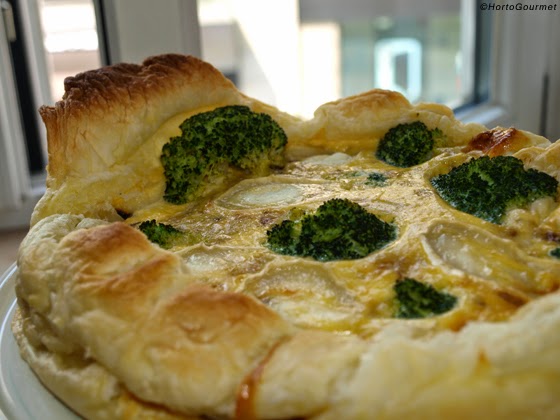 Quiche de brócoli y queso de cabra HortoGourmet