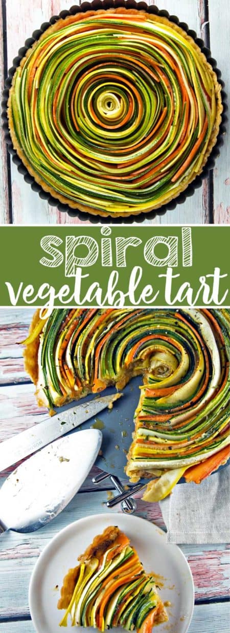 Spiral Vegetable Tart Spiral Vegetable Tart