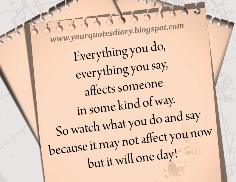 affect on you