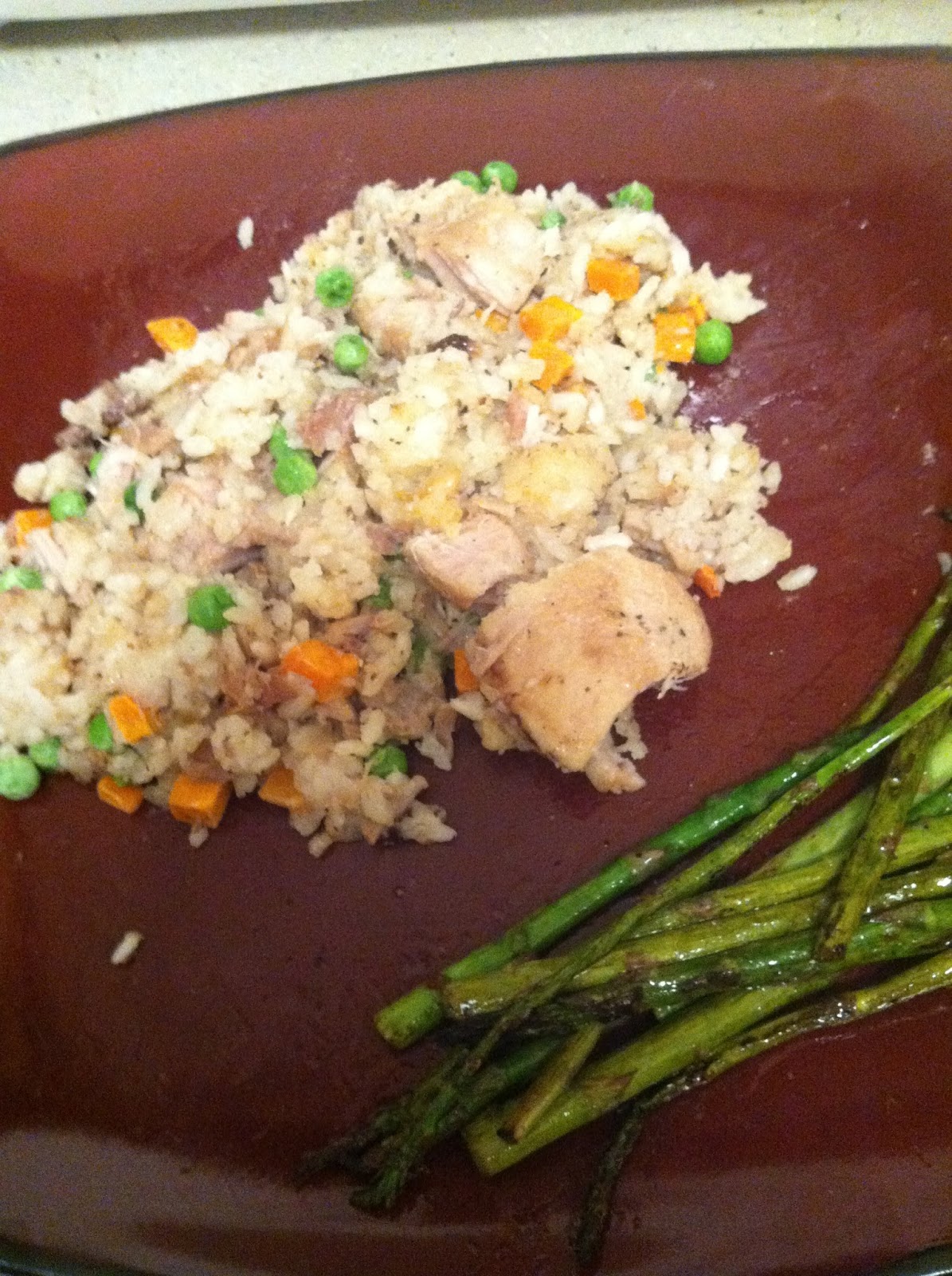 Budget Epicurean Crock pot pork chops & veggie rice casserole