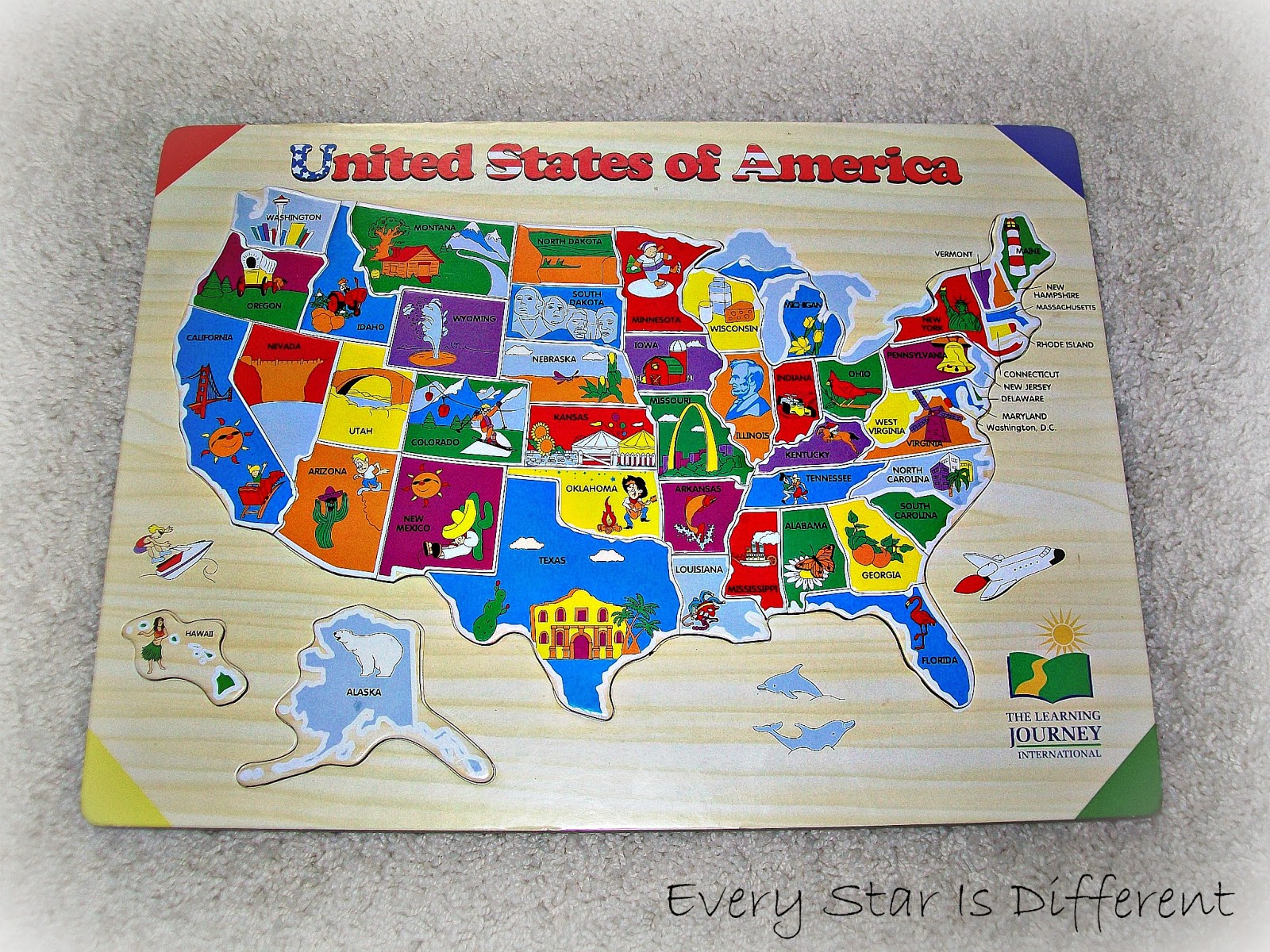 United+States+of+America+Puzzle