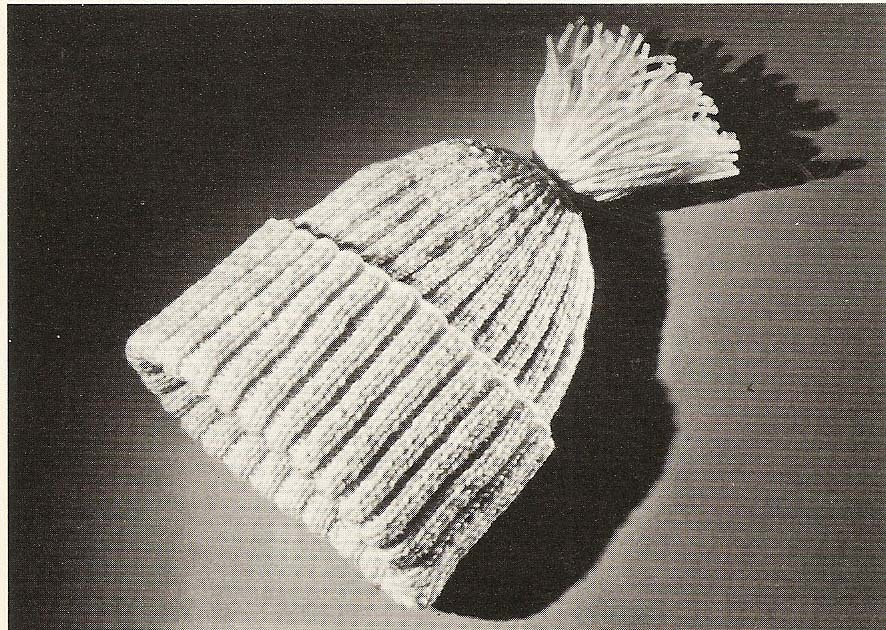 Vintage Knit Crochet Shop Talk Knitted Cap Free Pattern, The Top