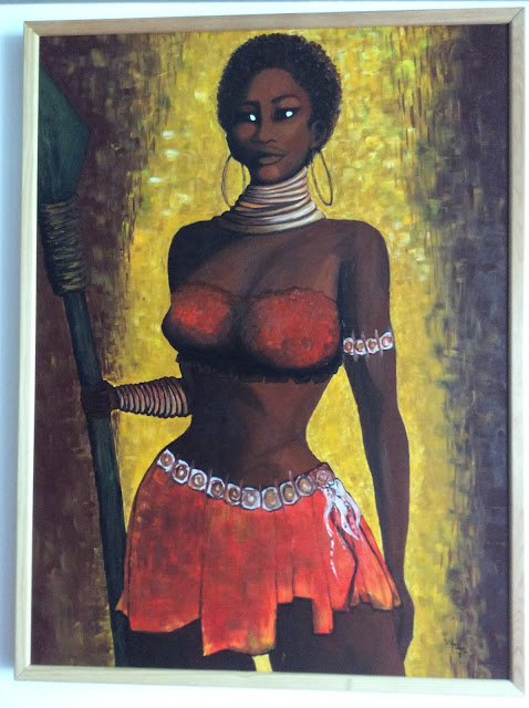 Vivian Timothy Paintings at Global Africa Women's Week UK