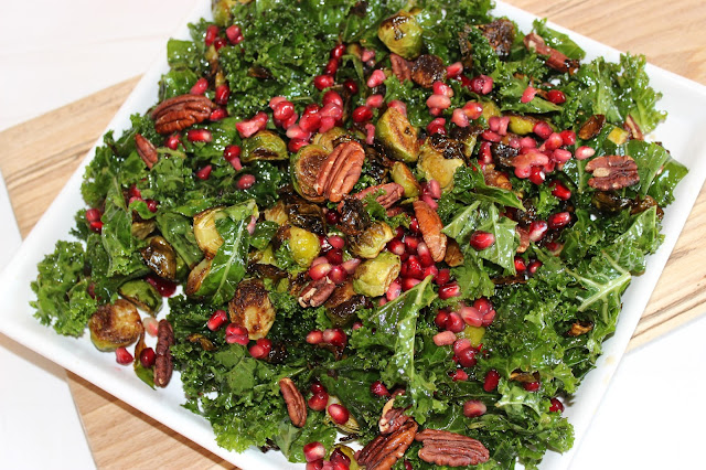 Brussels Sprouts and Kale Salad
