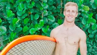 California Surfer Nyles is Back! Muscle Butt Jock, Surfs Naked, Opens Hole & Jerks on Beach In Hawaii!
