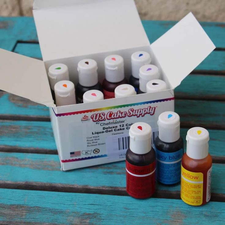 U.S. Art Supply 24 Color Liqua-Gel Slime Making Food Coloring Dye Kit - Non- Toxic, Food Grade 