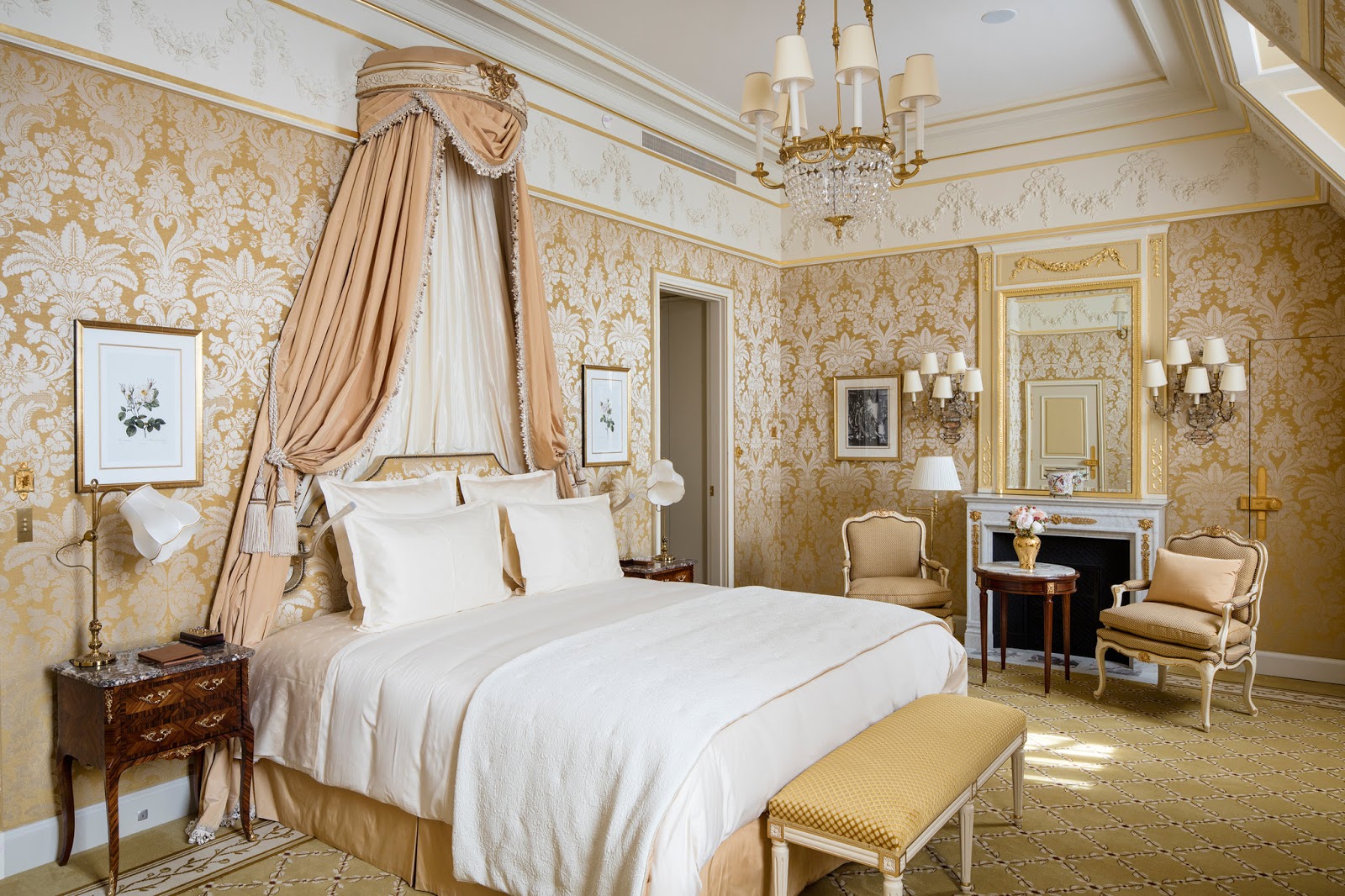 Tour the renovated romantic Ritz Paris Breathtaking feminine romantic suite in renovated Ritz Paris
