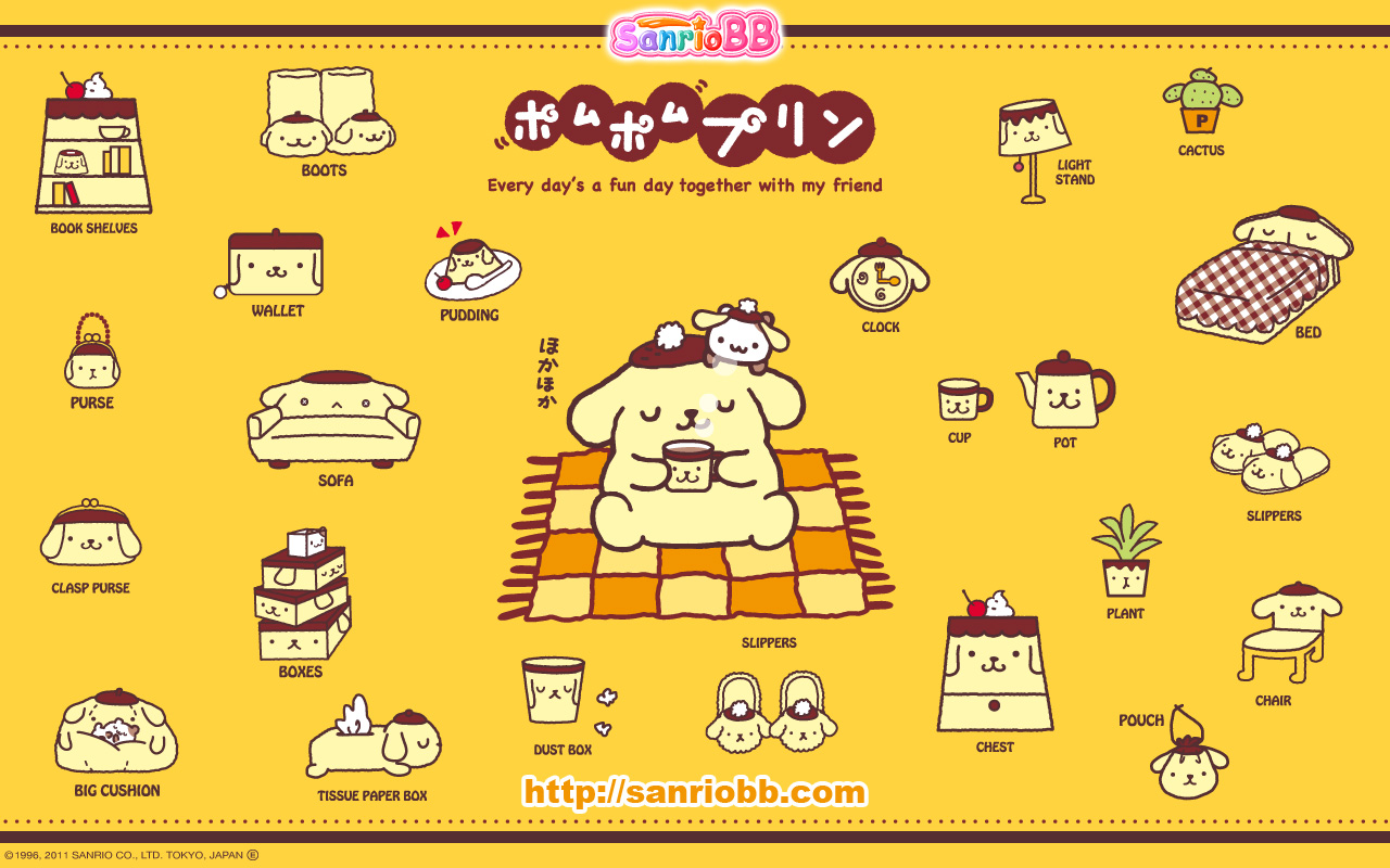 Wallpapers Pom Pom Purin Ley WorldKawaii wallpapers-pom-pom-purin-ley-worldkawaii