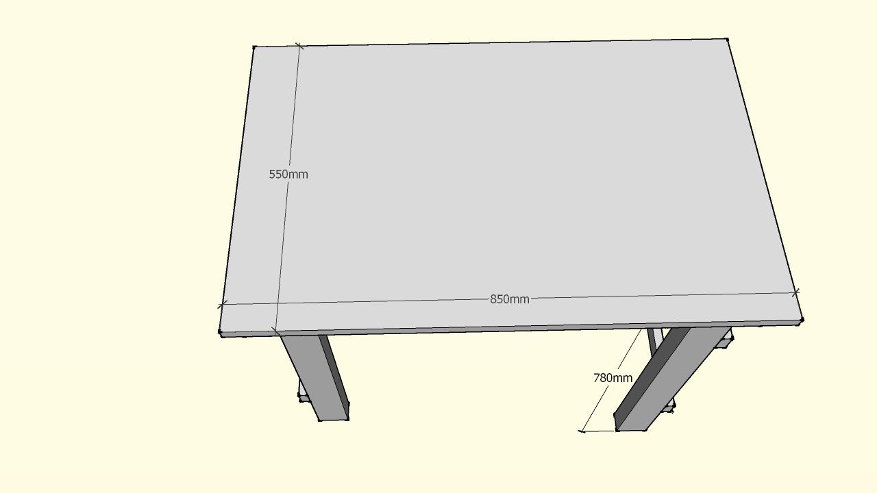 Ré: DIY | ¿Cómo una mesa plegable de madera? Fácil | How to make a multipurpose folding table?