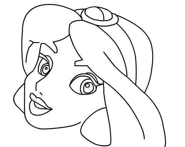 Cara Menggambar Princess Jasmine Disney Nara Art