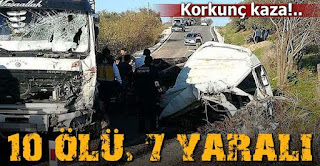 hatayda korkunç kazada 10 ölü