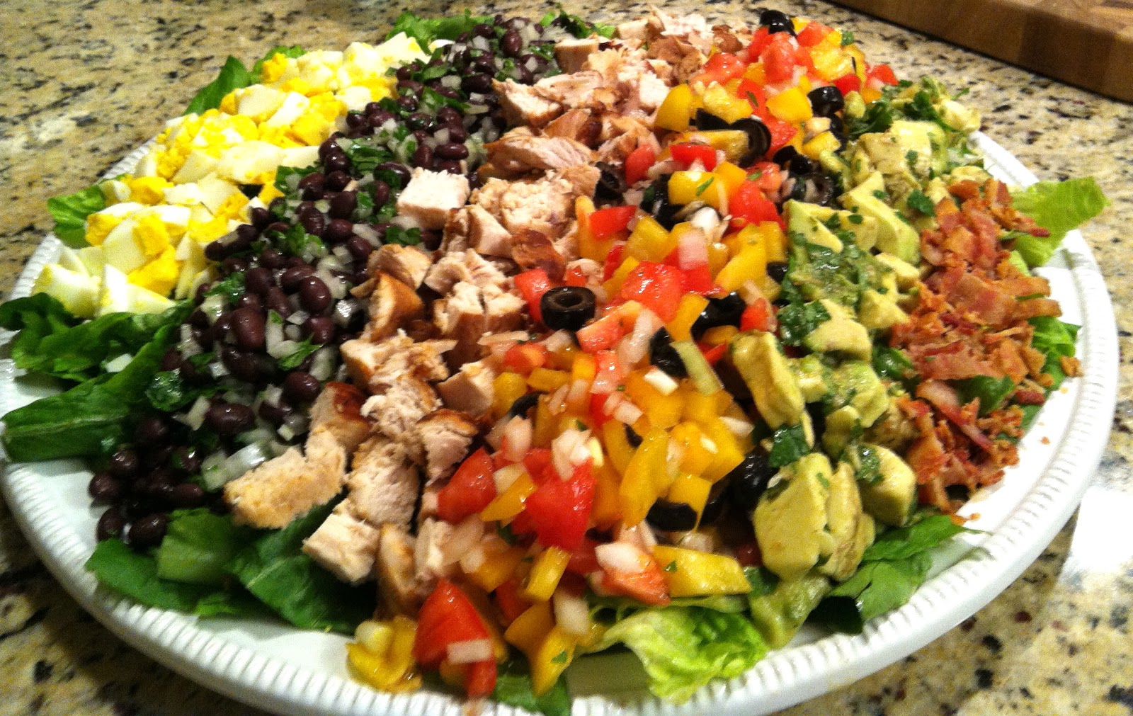 all about amanda's food southwestern cobb salad