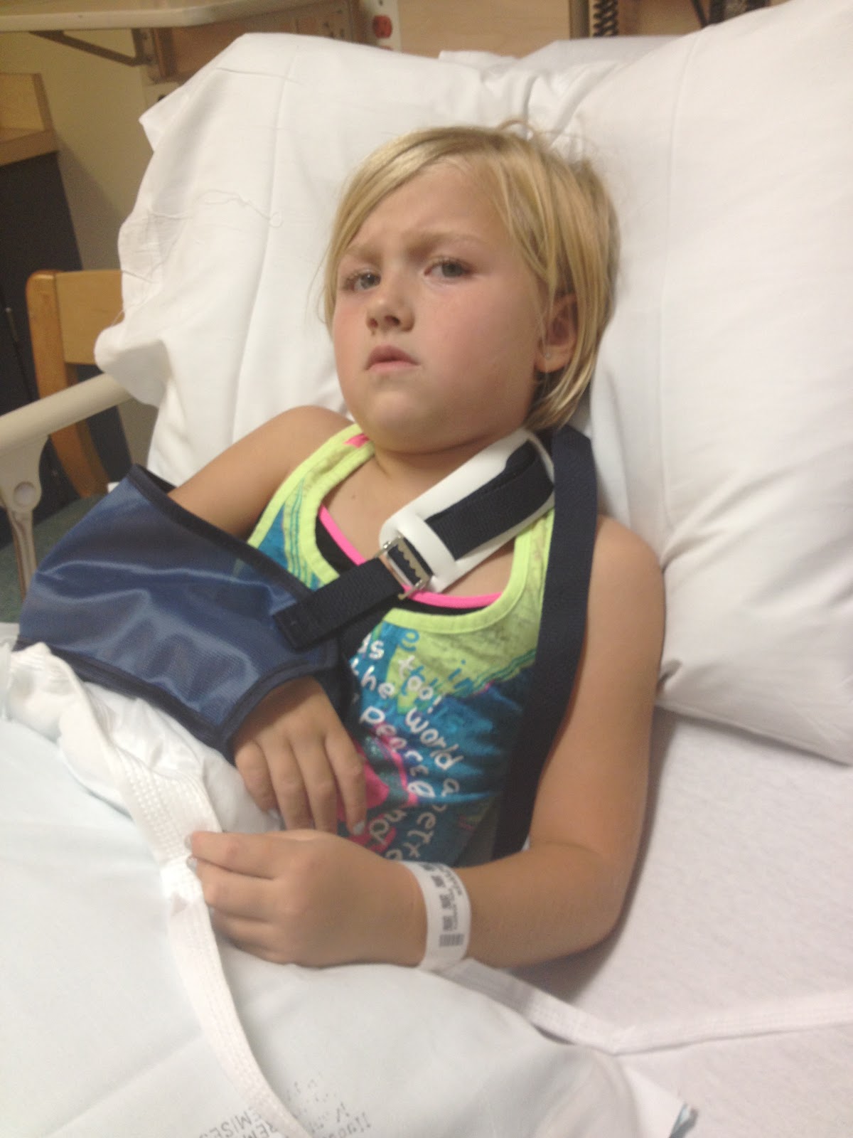 Daily Dose of Dwinell Baby Girl and The Broken Arm!