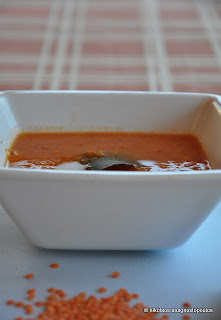 Η απόλυτη καλοκαιρινή βελουτέ σούπα με κόκκινες φακές