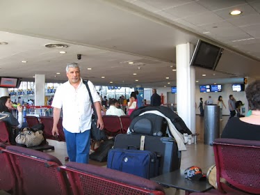 En el aeropuerto de Santiago de Chile