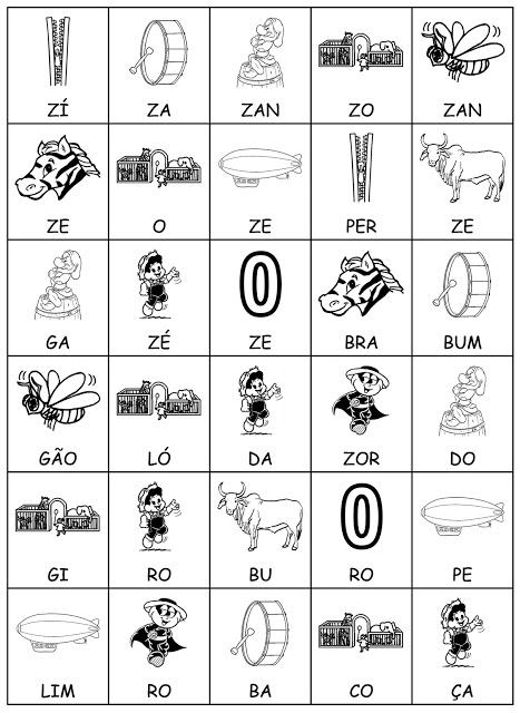 Formação de Palavras com Sílabas - Jogos Pedagógicos Formação de Palavras com Sílabas - Jogos Pedagógicos