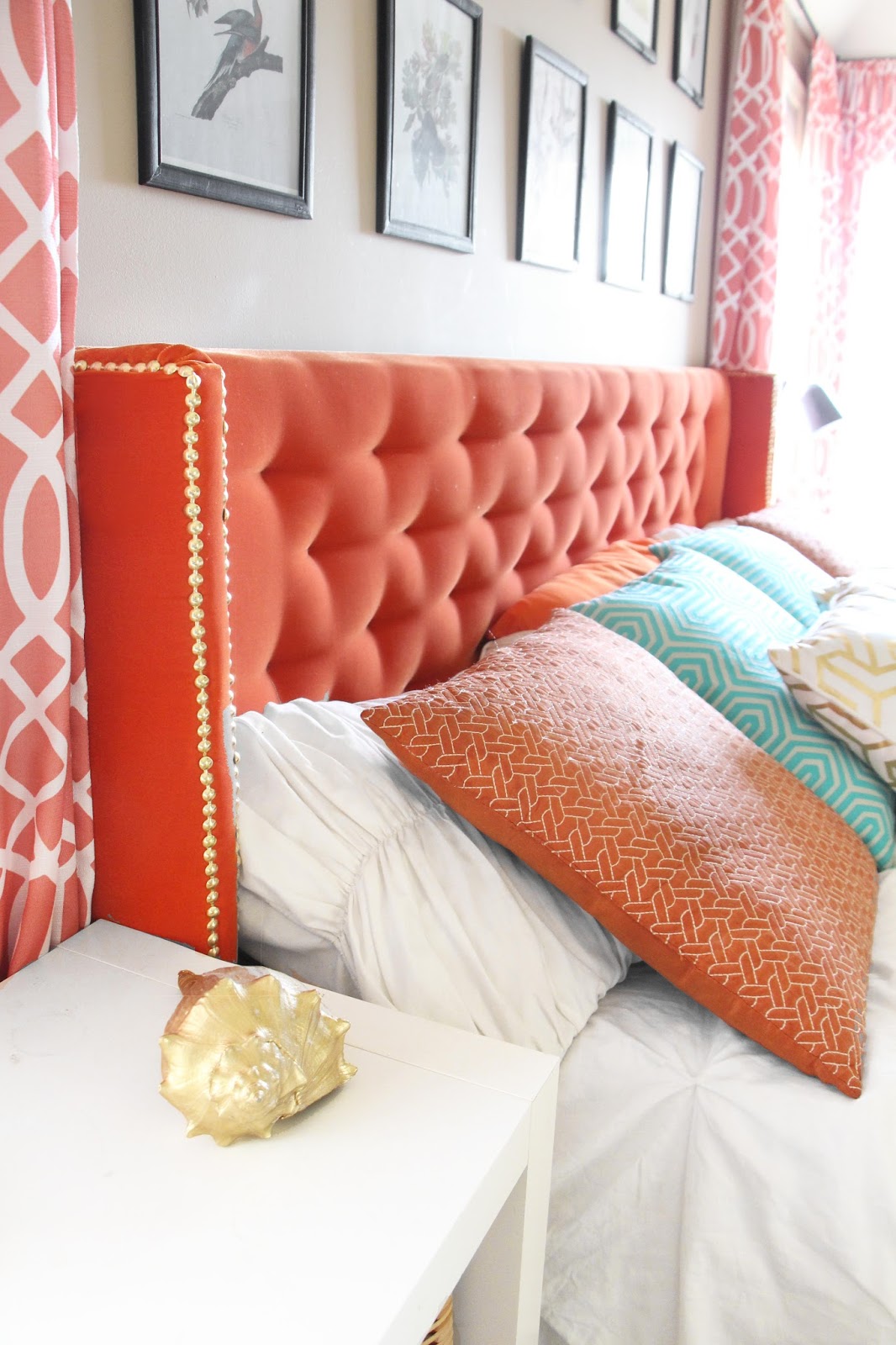 Grosgrain Diy Wingback Tufted Headboard