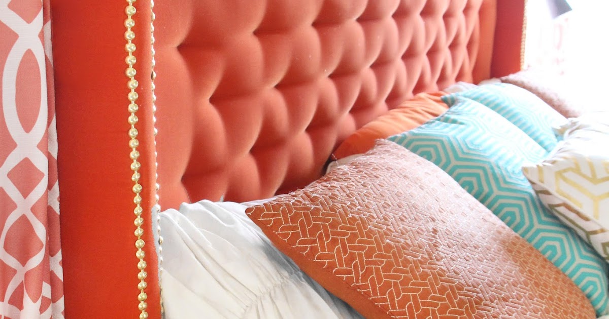 Grosgrain DIY Wingback Tufted Headboard