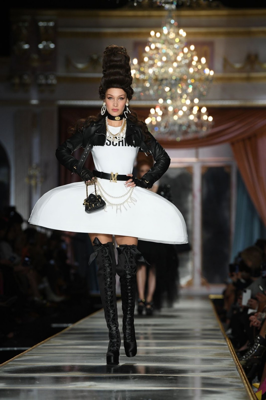 Model Crush: Bella Hadid walks Moschino runway