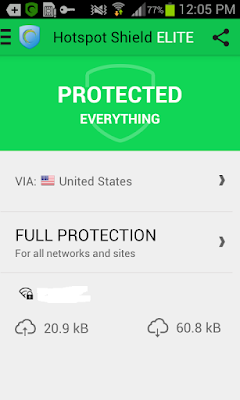 تطبيق Hotspot Shield VPN لفتح المواقع والتطبيقات المحظورة مدفوع للأندرويد