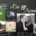 Lisa + Aaron 4x9 Photo Wedding Invite, Square Photo Inserts & Thank
You Postcards