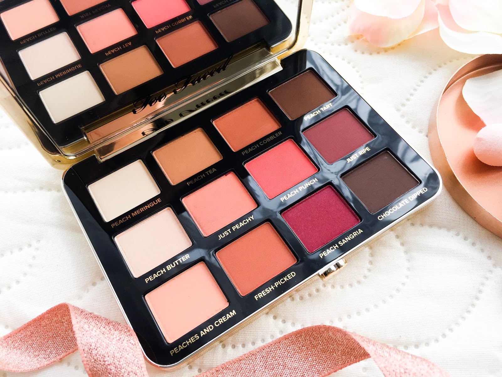 Review | Too Faced Just Peachy Mattes Eyeshadow Palette (ummbabybeauty.com) just peachy mattes, just peachy mattes palette review, too faced just peachy mattes, too faced just peachy mattes eyeshaodw palette uk, too faced just peachy mattes palette