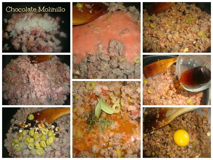 Relleno de Picadillo para Pollo o Pavo 