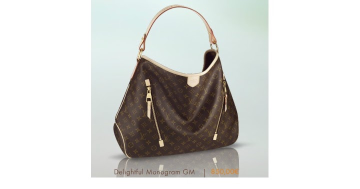 LV Handbags Lovers: Louis Vuitton Delightful Monogram Canvas GM – M40354