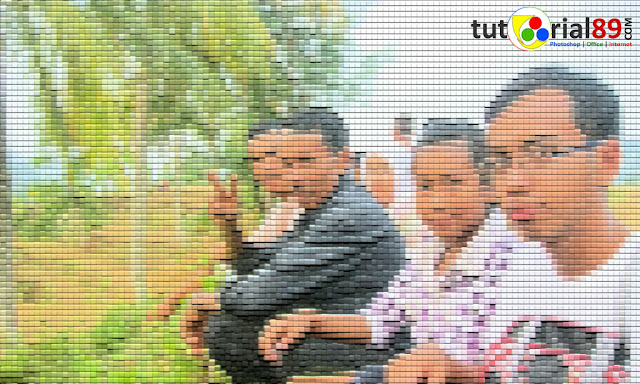 Cara cepat membuat efek patchwork dengan photoshop Cara cepat membuat efek patchwork dengan photoshop