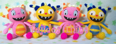 monstruitos henry y summer amigurumi