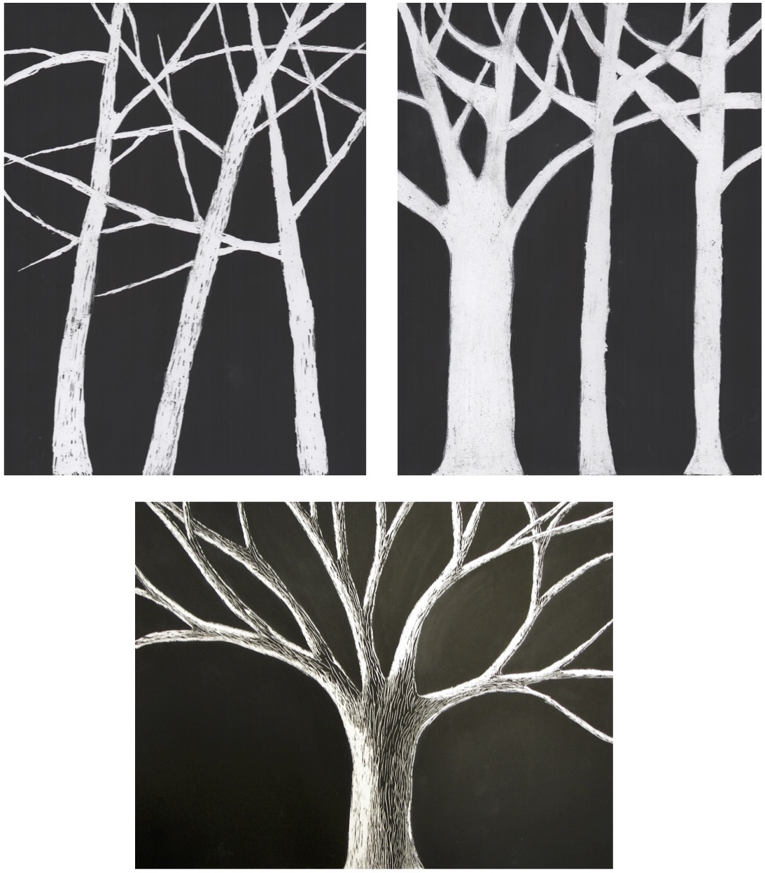 The Rolling Artroom Scratch Art Trees (Jr/Sr High General Art)