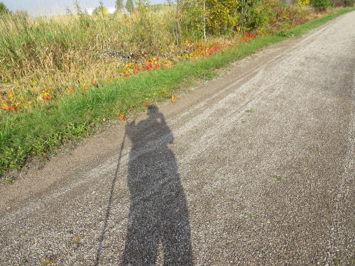 hiker shadow
