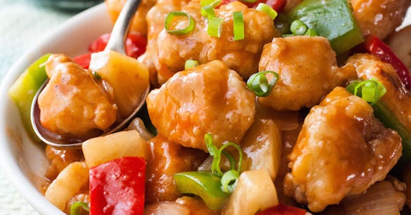 OVEN BAKED SWEET & SOUR CHICKEN